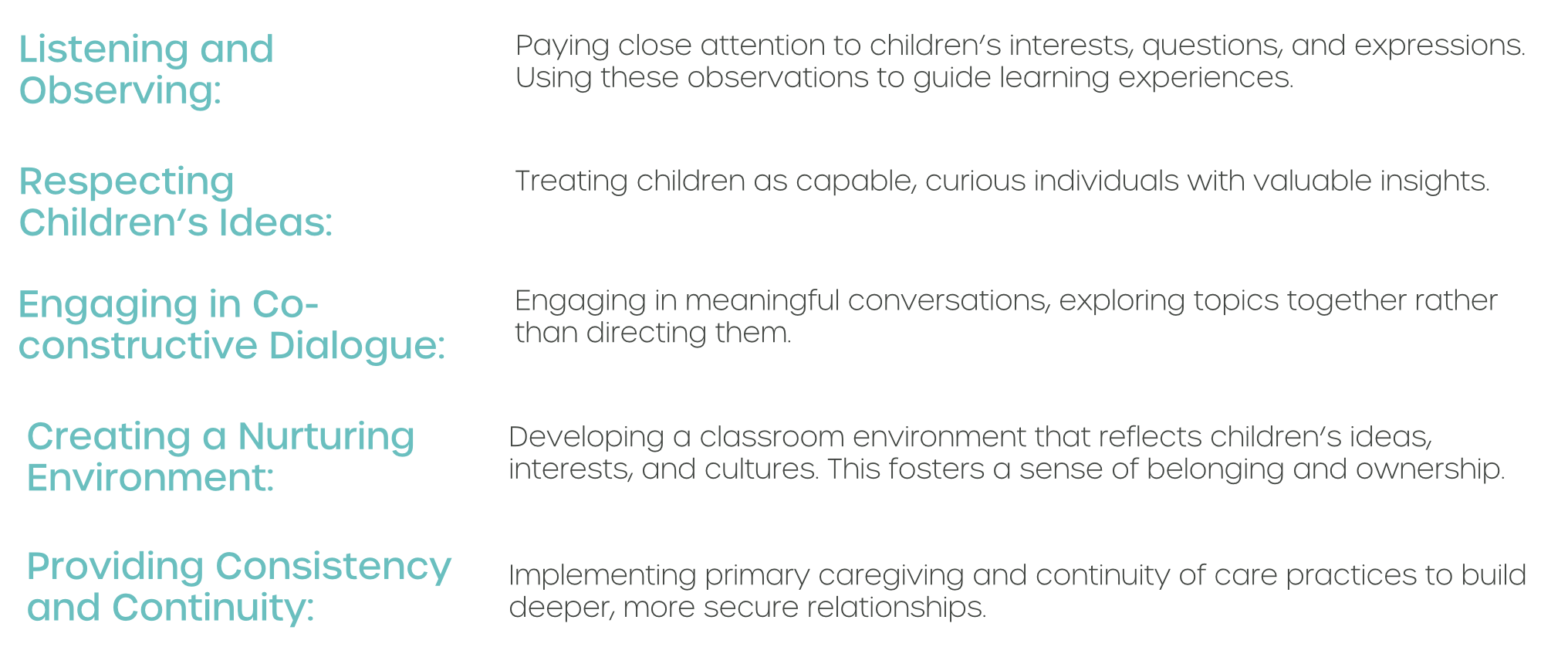 Building Positive Teacher-Child Relationships the Reggio Emilia Way