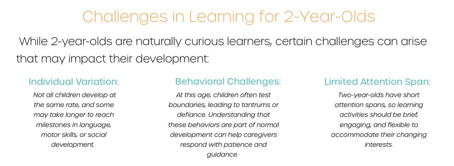 Challenges in Learning for 2-Year-Olds