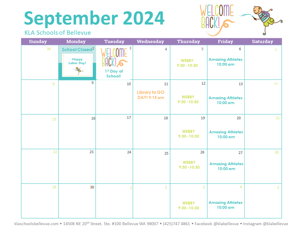 September 2024 Events