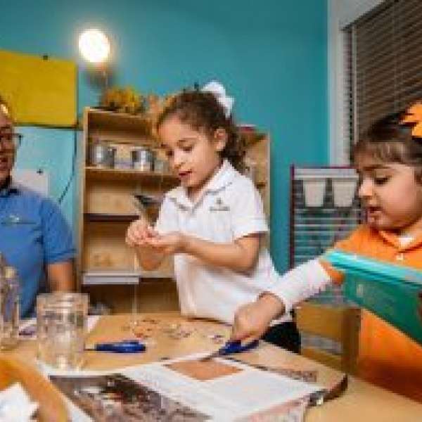 two students in our day care programs