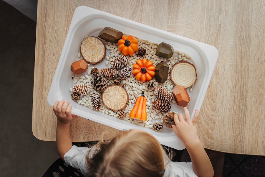 Fall themed Sensory Play Ideas