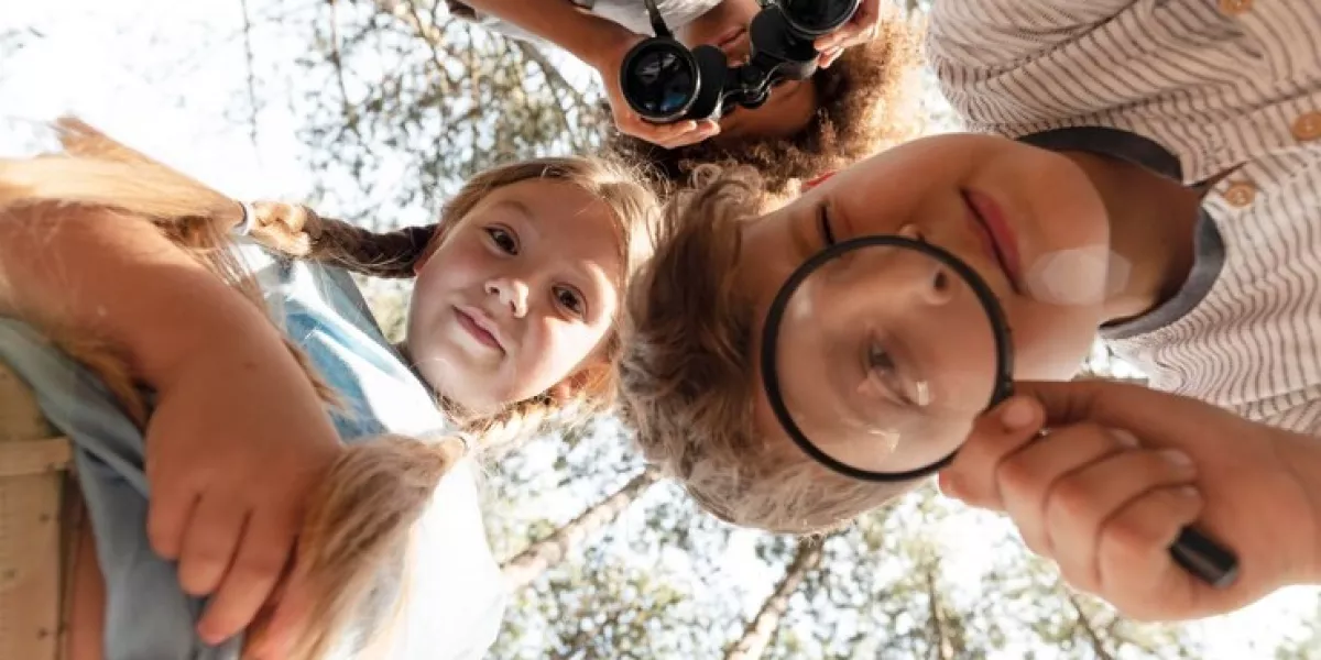 Kids participating treasure hunt 23 2149042860
