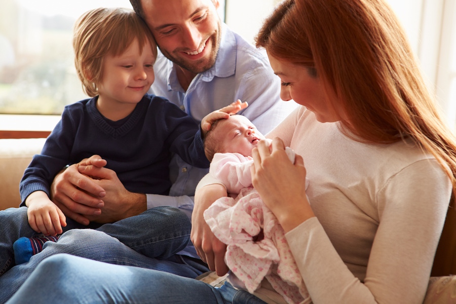 Helping your child adjust to a new sibling