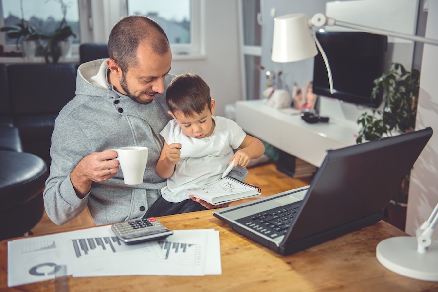 Productivity tips for work from home parents