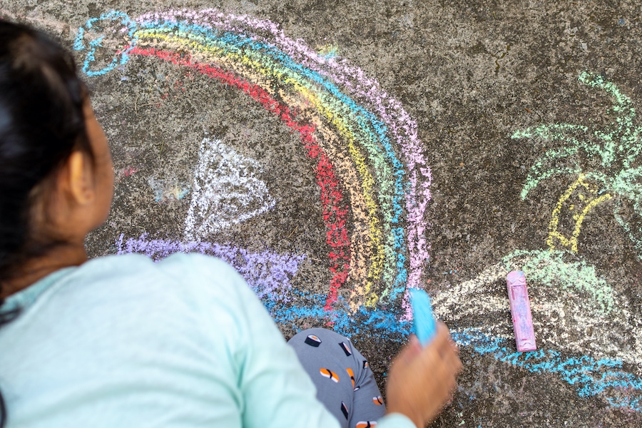 Spring themed arts and crafts