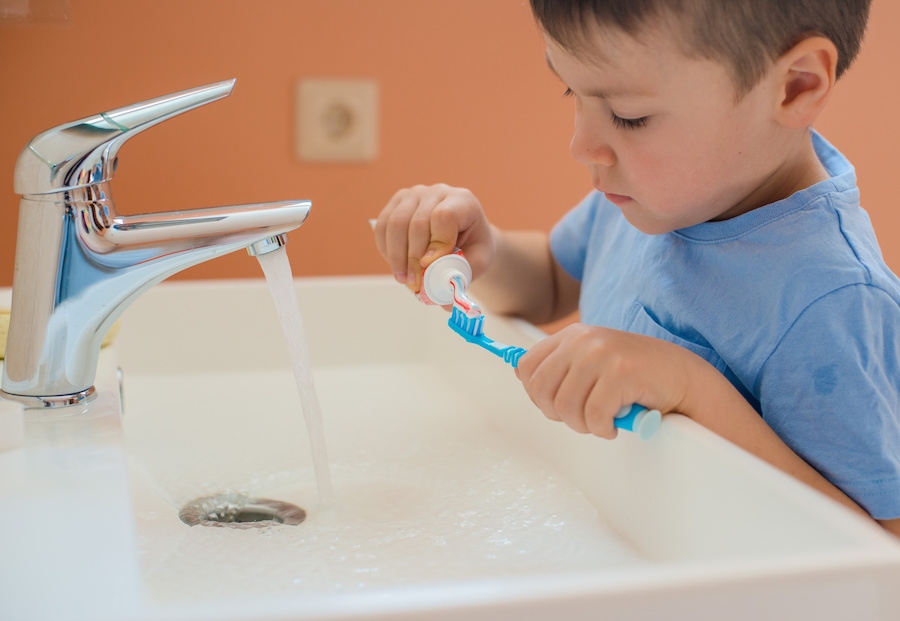 Teaching hygiene habits to children