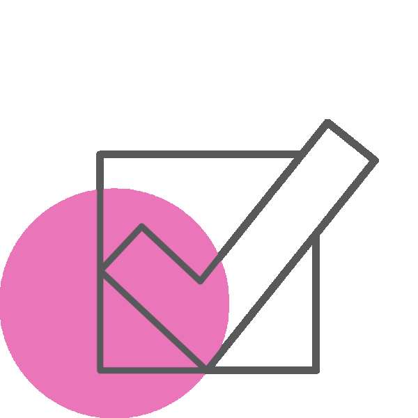 Checked pink