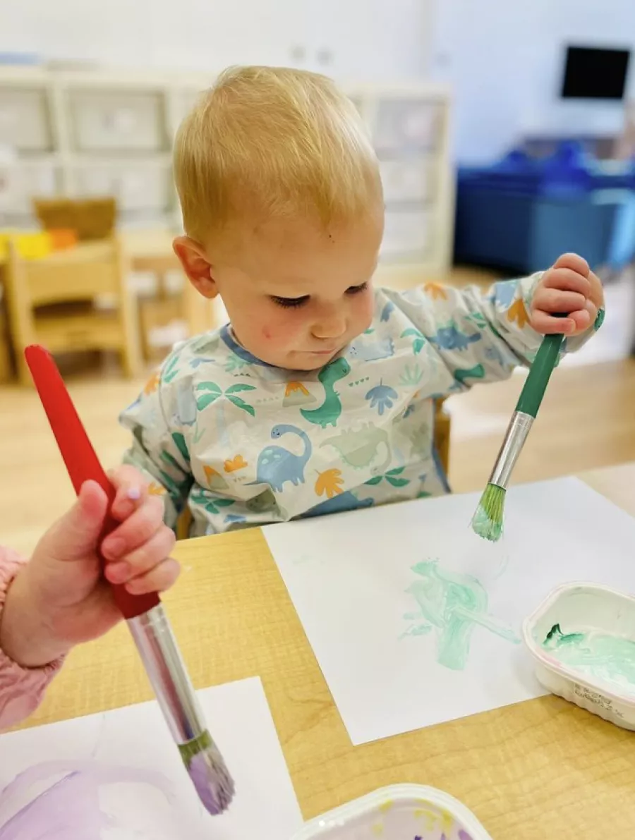 Infant Painting