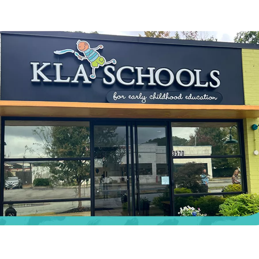 front view of preschool in chamblee