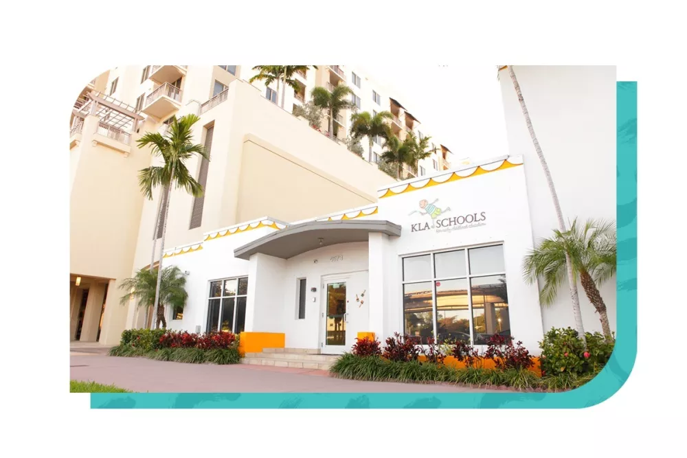 a front view of our coral gables preschool building