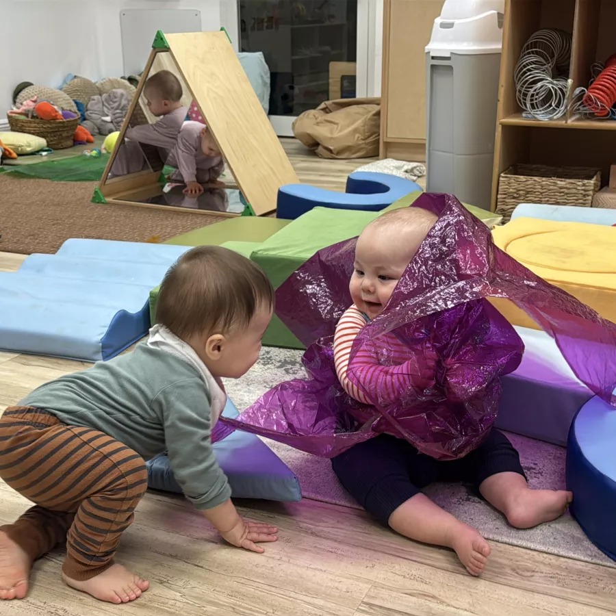 Infants exploring at KLA Coral Gables