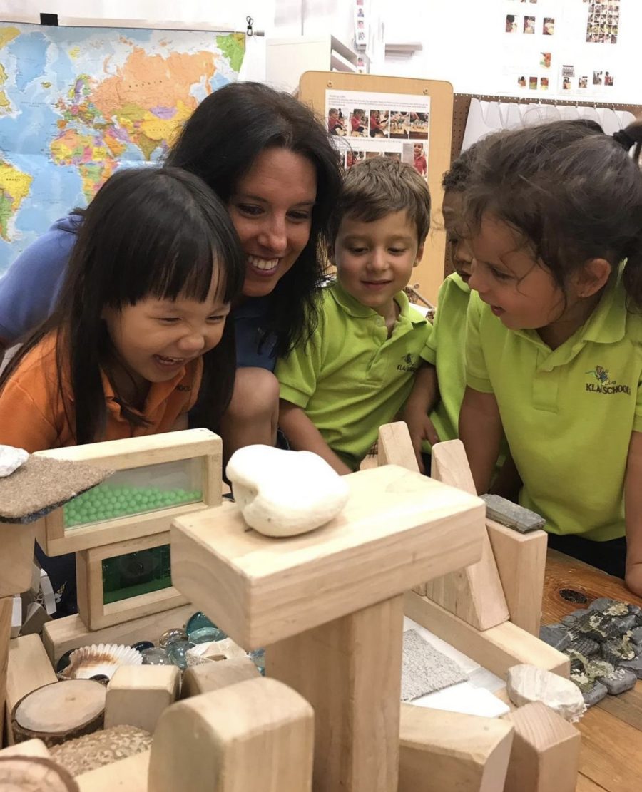 Teacher with children in classroom