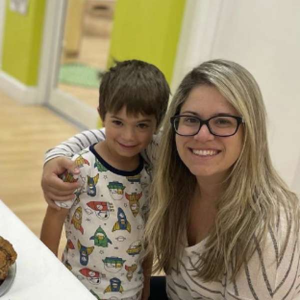 Mom and son